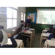 DEL PROBLEMA A LA SOLUCIÓN, charla a cargo de alumnos de 5to. año "A"